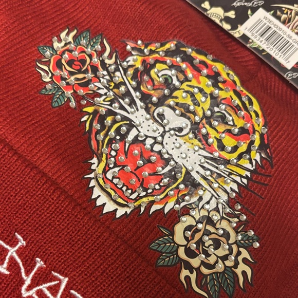 2 Ed Hardy Beanies - Picture 2 of 5